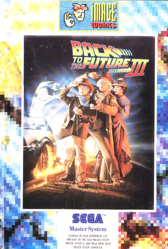 Back to the Future Part III box art for Sega Master System